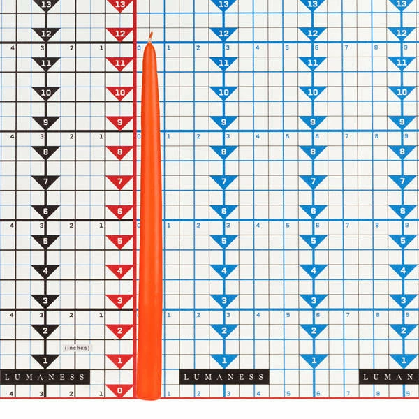 12″ Orange Taper Candles - Image 3