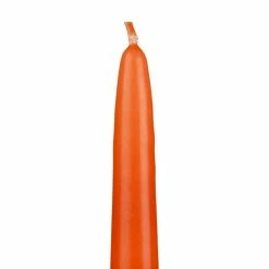 15″ Orange Taper Candles