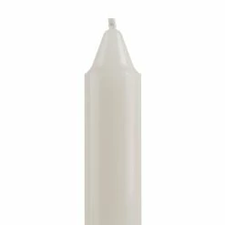 8 Inch Ivory Formal Taper Candle