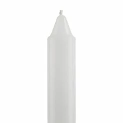 12 Inch White Formal Taper Candle