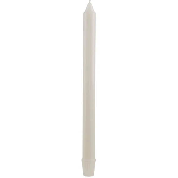 12 Inch Ivory Formal Taper Candle - Image 4
