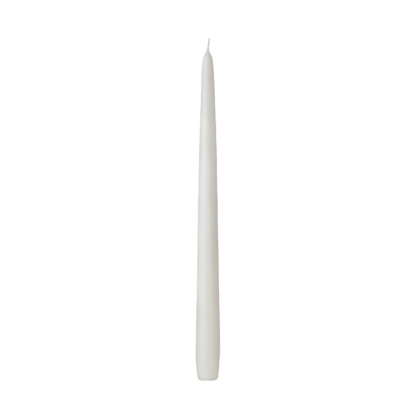 12 Inch White Taper Candle - Image 4