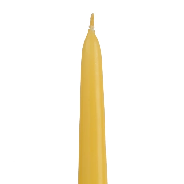 12 Inch Yellow Taper Candle