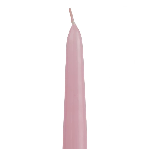 12 Inch Pink Taper Candle