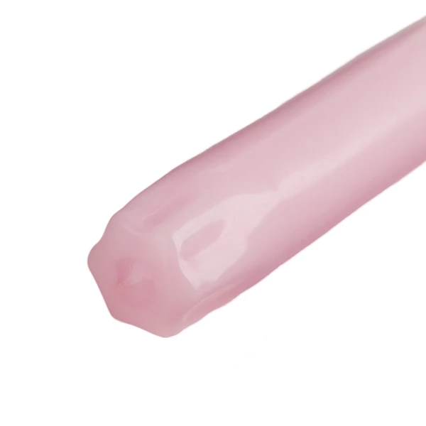 12 Inch Pink Taper Candle - Image 2