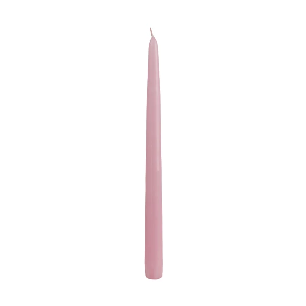 12 Inch Pink Taper Candle - Image 4