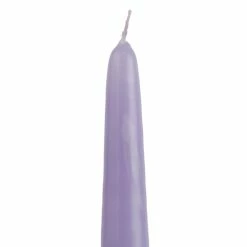 12 Inch Pale Lavender Taper Candle
