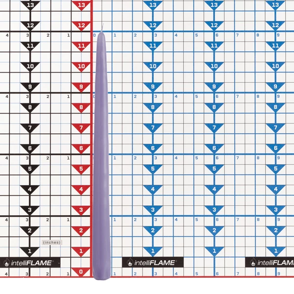 12 Inch Pale Lavender Taper Candle - Image 3