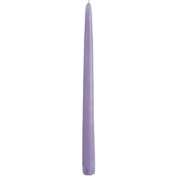 12 Inch Pale Lavender Taper Candle - Image 5