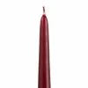 12 Inch Burgundy Taper Candle
