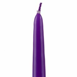 12 Inch Purple Taper Candle