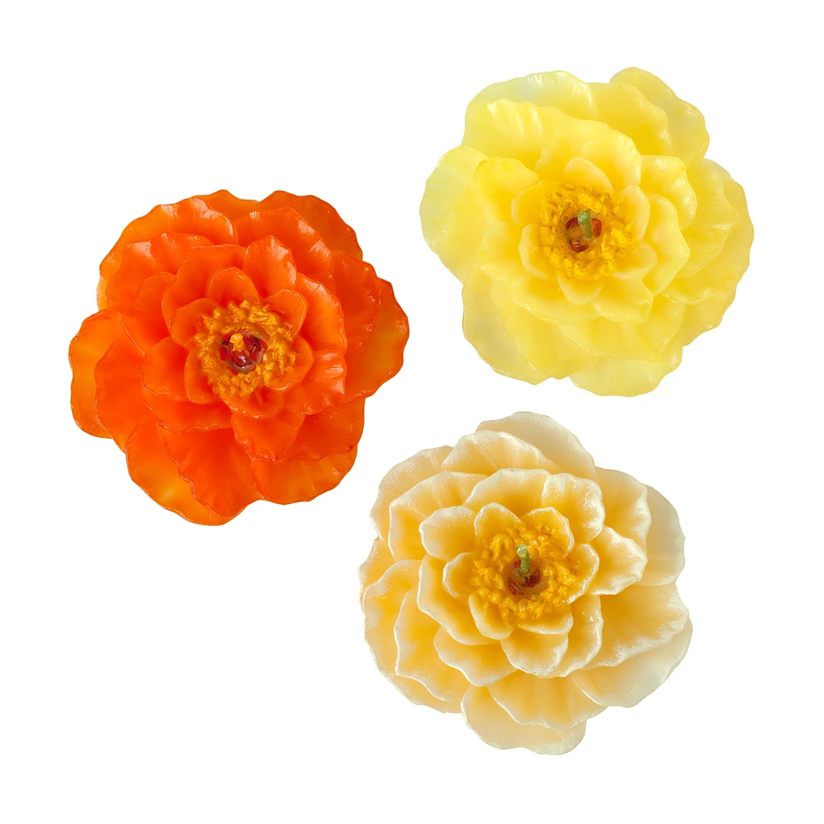 Floating Peony Flower Candle (3 Pc Pack) - Image 9