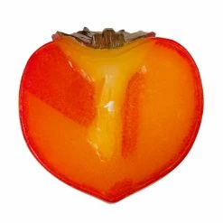 Floating Persimmon Candle - Sliced Half