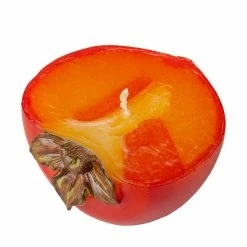 Floating Persimmon Candle - Sliced Half -Candle4Less store lg item 8355 1