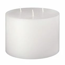 6x4 White 3 Wick Pillar Candle