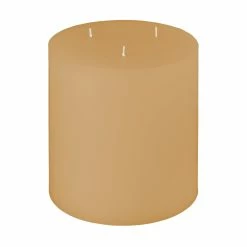 5x6 Champagne Creme 3 Wick Pillar Candle