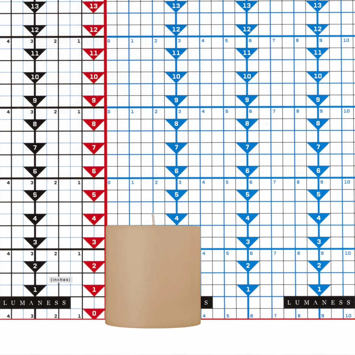 4x4 Shell Off White Pillar Candle - Image 3