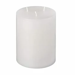 5x6 White 3 Wick Pillar Candle