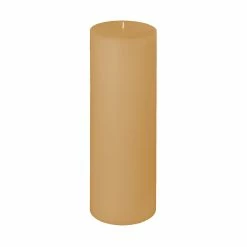 4x12 Champagne Creme Pillar Candle