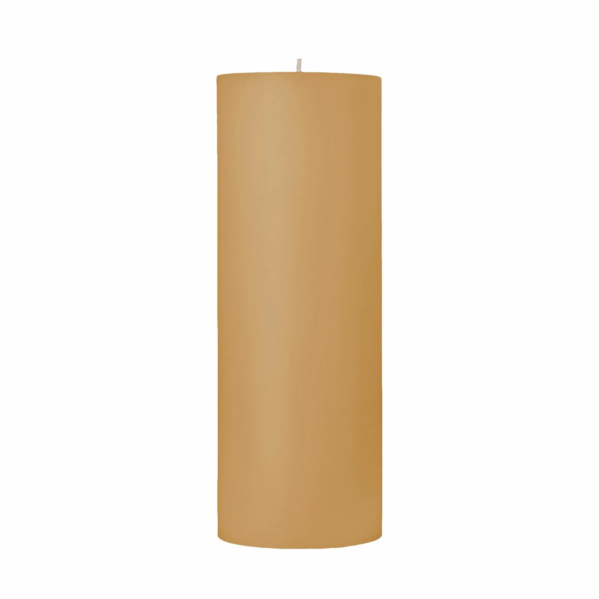 4x12 Champagne Creme Pillar Candle - Image 5