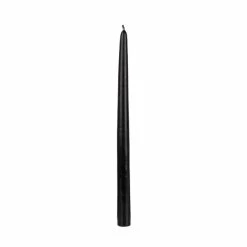 12″ Black Taper Candles