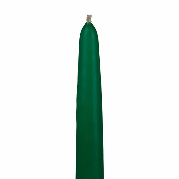 12″ Green Taper Candles 2 12″ Green Taper Candles - Image 2