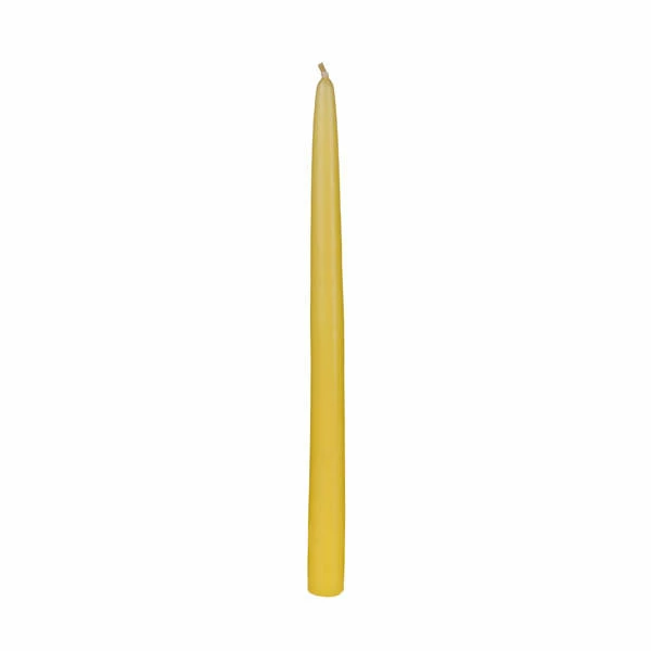 12″ Yellow Taper Candles