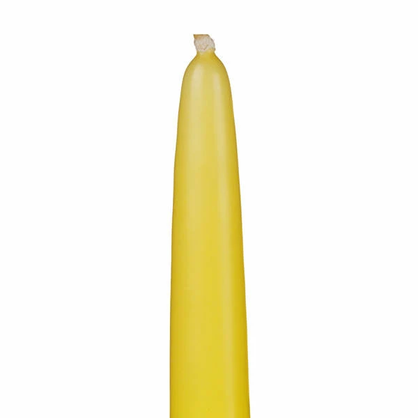 12″ Yellow Taper Candles - Image 2