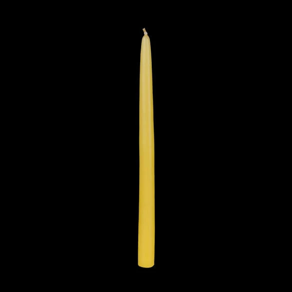 12″ Yellow Taper Candles - Image 5