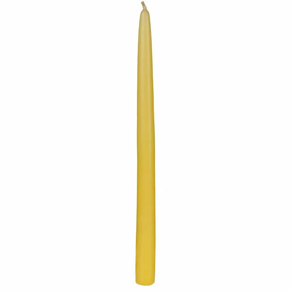 12″ Yellow Taper Candles - Image 6