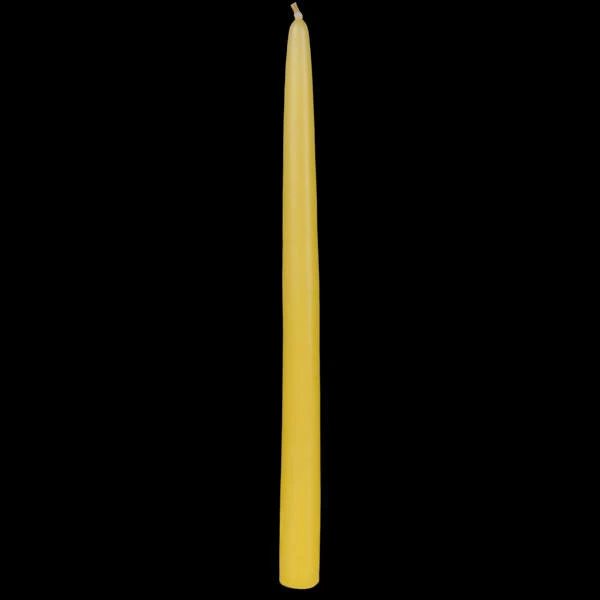 12″ Yellow Taper Candles - Image 7