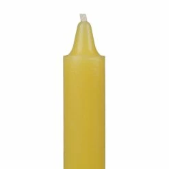 6 Inch Bell Top Yellow Household Taper Candle