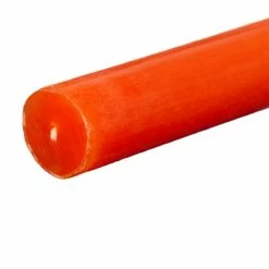 6 Inch Bell Top Orange Household Taper Candle