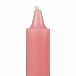 6 Inch Bell Top Pink Household Taper Candle