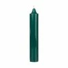 9 Inch Domed Green Round Jumbo Pillar Candle- Bell Top