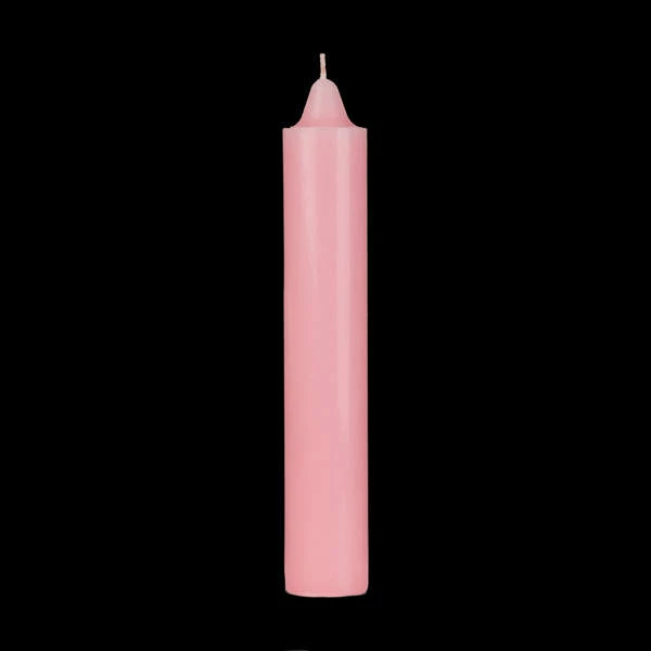 9 Inch Domed Pink Round Jumbo Pillar Candle- Bell Top - Image 5