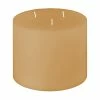 8x6 Champagne Creme 5 Wick Pillar Candle