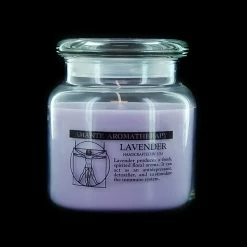 Aromatherapy Handcrafted Jar - Lavender Scented Candle
