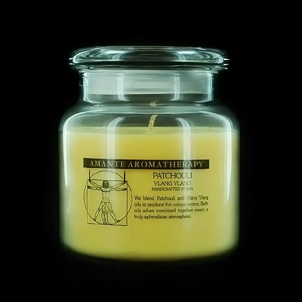 Aromatherapy Handcrafted Jar - Patchouli Ylang-Ylang Scented Candle