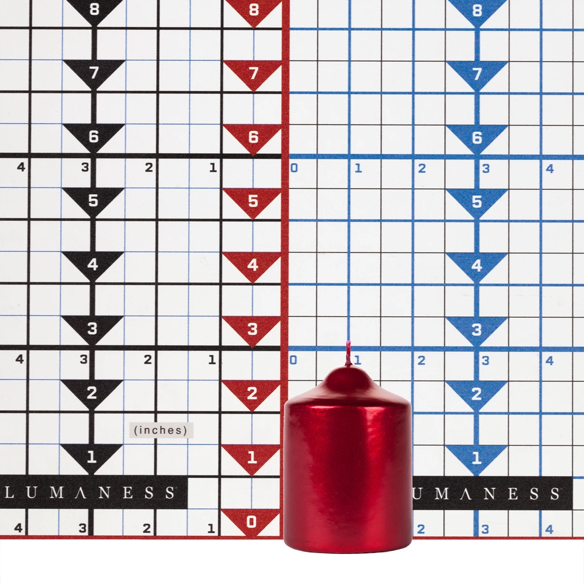 2x3 Unscented Metallic Red Mini Pillar - Image 4