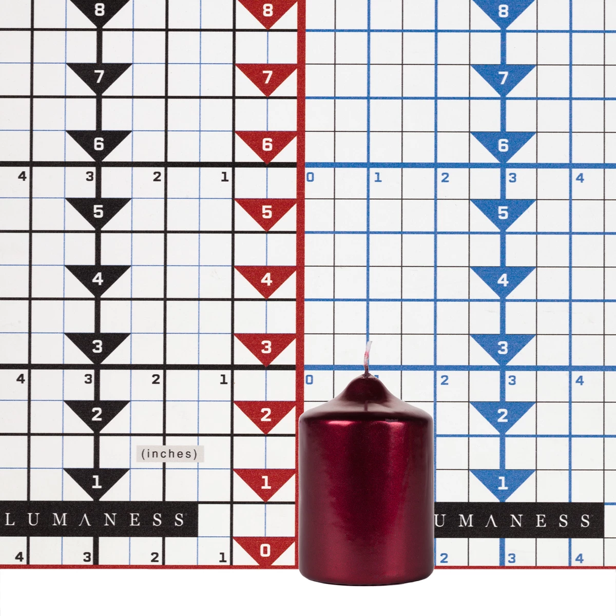 2x3 Unscented Metallic Pomegranate Mini Pillar - Image 4