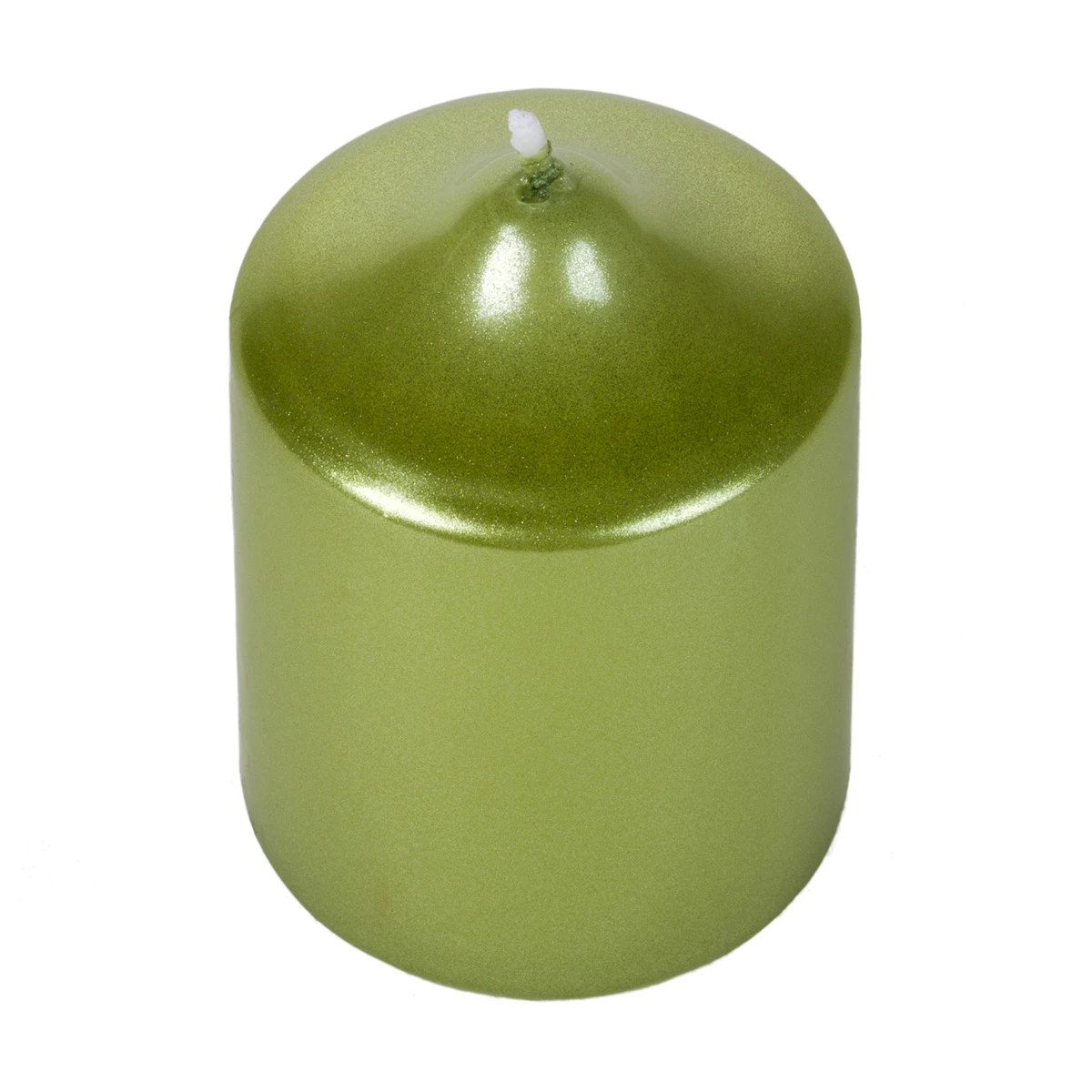 2x3 Unscented Metallic Fresh Green Mini Pillar