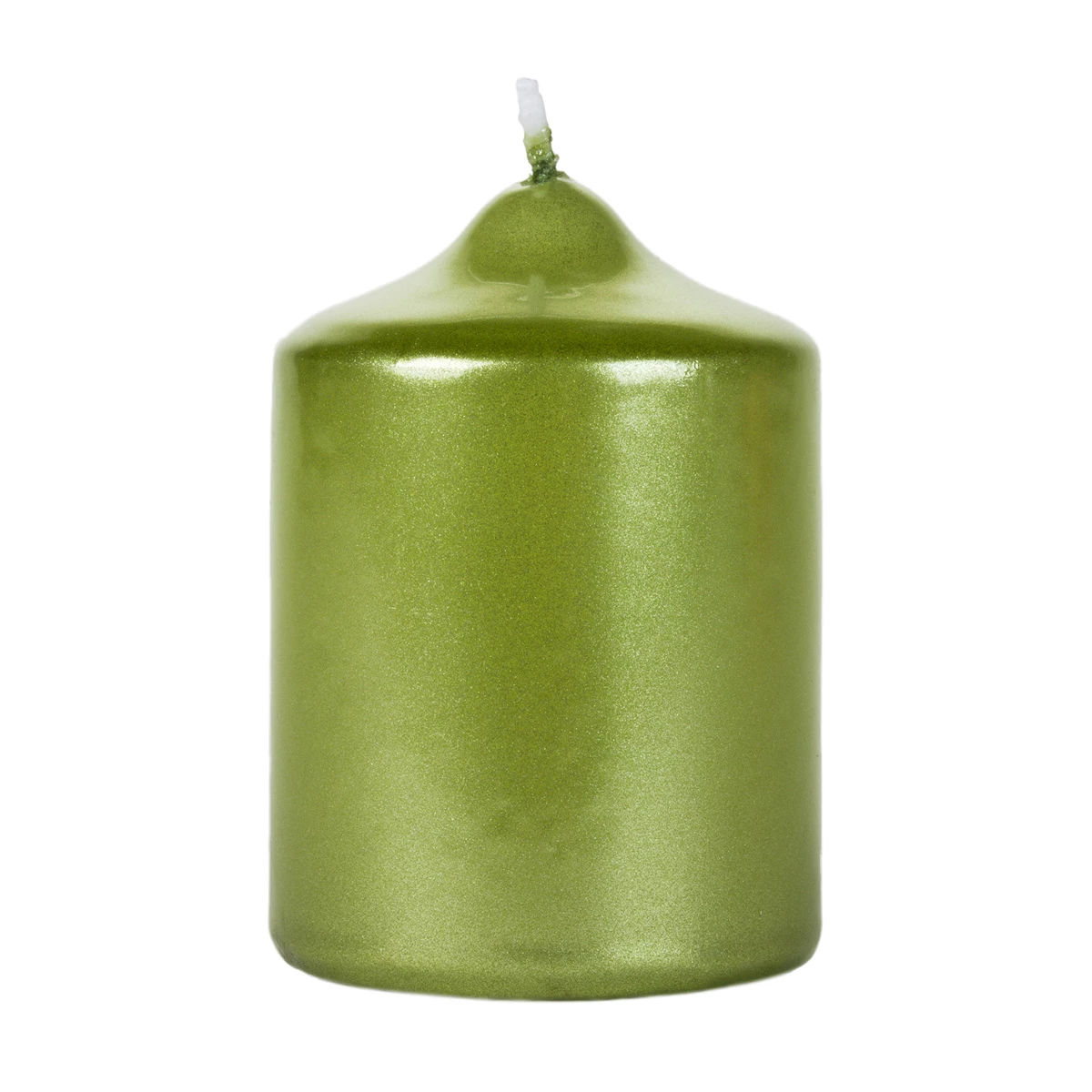 2x3 Unscented Metallic Fresh Green Mini Pillar - Image 5