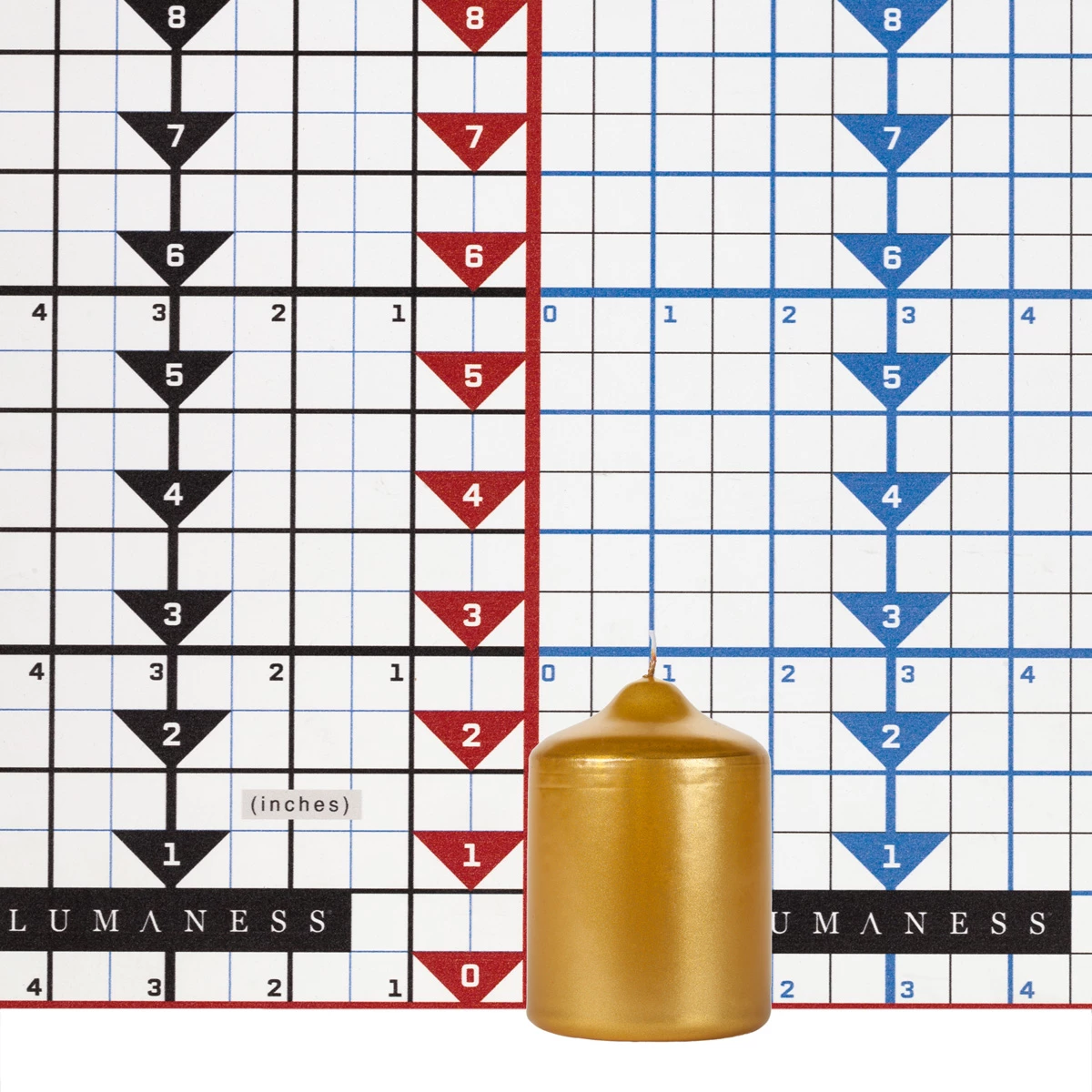 2x3 Unscented Metallic Gold Mini Pillar - Image 4