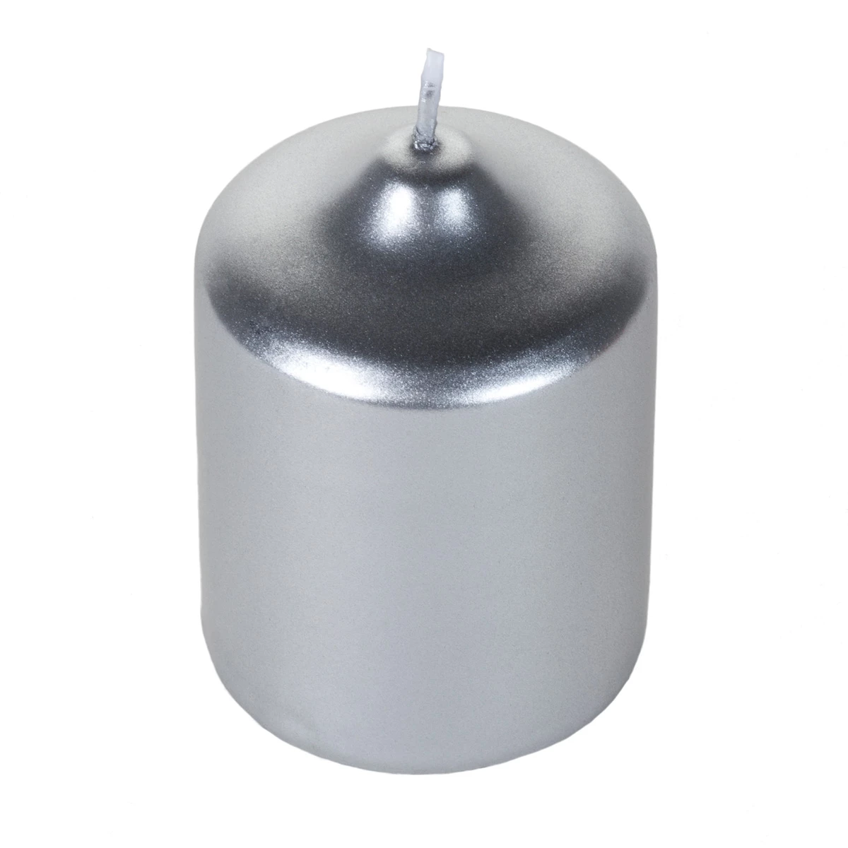 2x3 Unscented Metallic Silver Mini Pillar