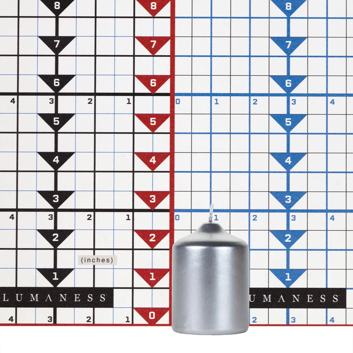 2x3 Unscented Metallic Silver Mini Pillar - Image 4