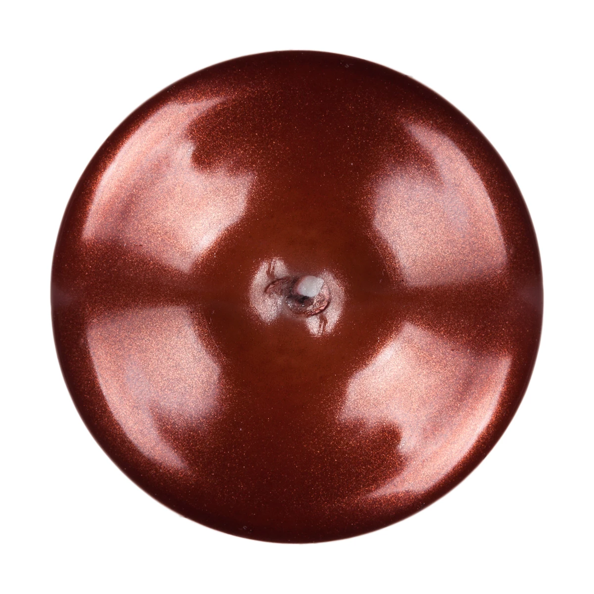 2x3 Unscented Metallic Chocolate Mini Pillar - Image 2