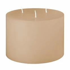 6x4 Shell Off White 3 Wick Pillar Candle
